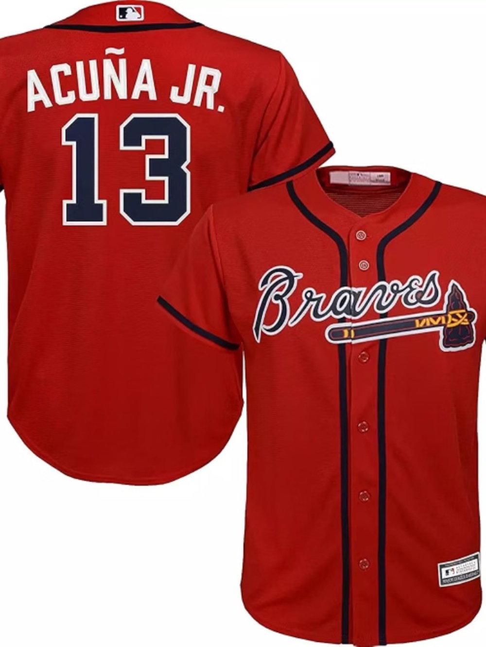 MLB Atlanta Braves Player Acuna Jr. Jersey